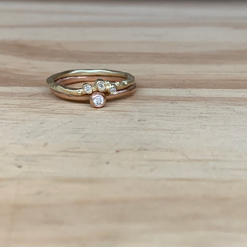 curved encrusted tiny branch