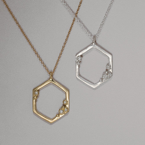 encrusted hexagon